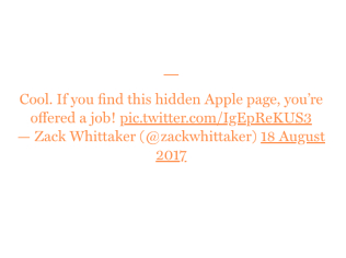 apple